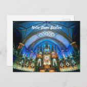 ノートルダムバシリカモントリオールカナダ ポストカード (正面/裏面)