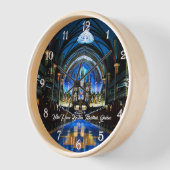 ノートルダムバシリカ 壁時計 (傾斜)