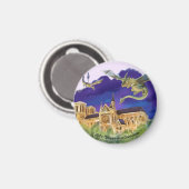 ノートルダム丸磁石（様々なサイズ） マグネット (正面/裏面)