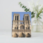 ノートルダム大聖堂のカテドラルが付いている郵便はがき ポストカード (スタンド正面)