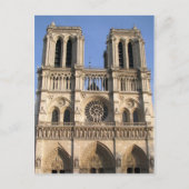 ノートルダム大聖堂のカテドラルが付いている郵便はがき ポストカード (正面)