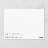 ノートルダム大聖堂の南バラ窓 ポストカード (裏面)