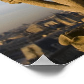 ノートルダム大聖堂の正面のキメラ。 ポスター (角)