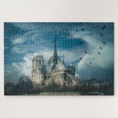 ノートルダム大聖堂パリ ジグソーパズル (横)