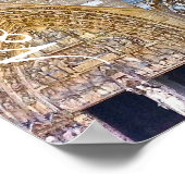 ノートルダム大聖堂フォトイラストレーション。 ポスター (角)