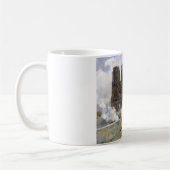 ノートルダム大聖堂（パリ，フランス） (ヴィンテージアート) コーヒーマグカップ (左)