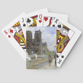 ノートルダム大聖堂（パリ，フランス） (ヴィンテージアート) トランプ