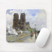 ノートルダム大聖堂（パリ，フランス） (ヴィンテージアート) マウスパッド (マウス)