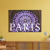 ノートルダム大聖堂 |フランス,パリ キャンバスプリント (インサイチュ (リビング))