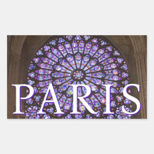 ノートルダム大聖堂 フランス, パリ 長方形シール