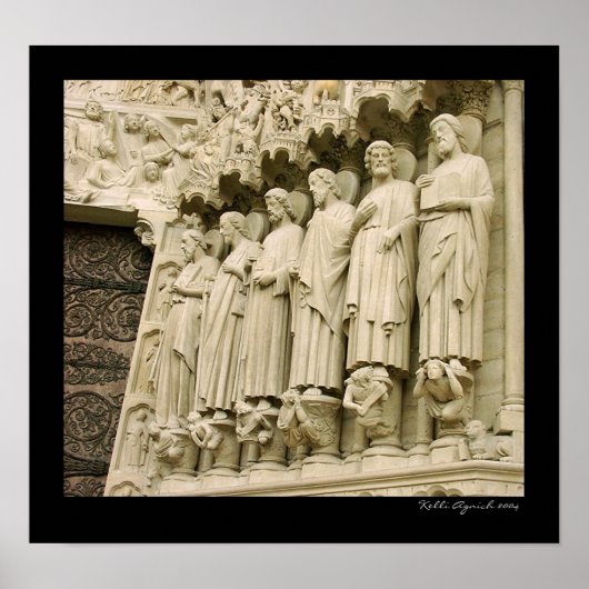 ノートルダム大聖堂 ポスター (正面)