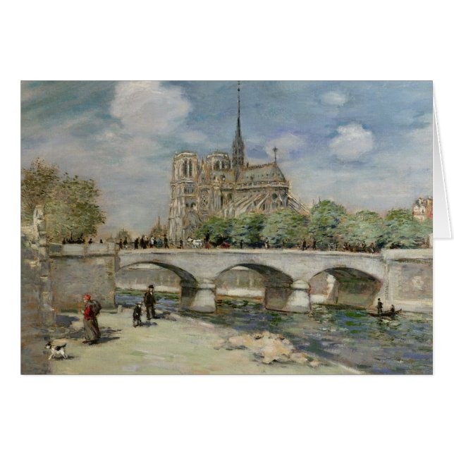 ノートルダム大聖堂、c.1900 (正面横)
