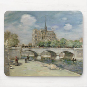 ノートルダム大聖堂、c.1900 マウスパッド