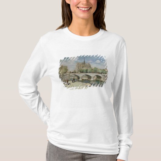 ノートルダム大聖堂、c.1900 tシャツ (正面)