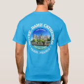 ノートルダム大聖堂(rd) tシャツ (裏面)
