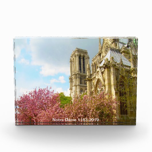 ノートルダム寺院 (1163-2019) フォトブロック (正面)
