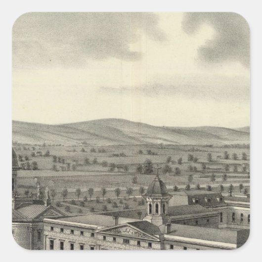 ノートルダム湖 スクエアシール (正面)