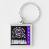 ノートルダム窓 キーホルダー (正面)