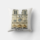 ノートルダム・デ・パリお土産フランス大聖堂 クッション (裏面)