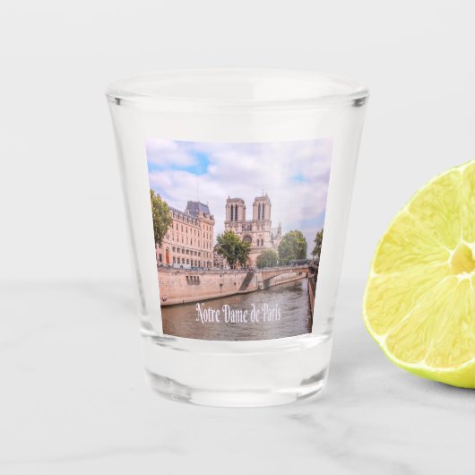 ノートルダム・デ・パリフランスカトリック大聖堂 ショットグラス (正面)