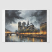 ノートルダム・デ・パリ、嵐の夜と行列 薄葉紙 (正面)