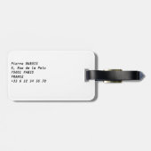 ノートルダム・デ・パリ、2019年の火災の翌日 ラゲッジタグ (裏面横)