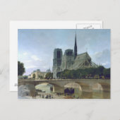 ノートルダム，パリ， 1884 ポストカード (正面/裏面)