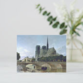 ノートルダム，パリ， 1884 ポストカード (スタンド正面)