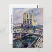 ノートルダム ポストカード (正面/裏面)