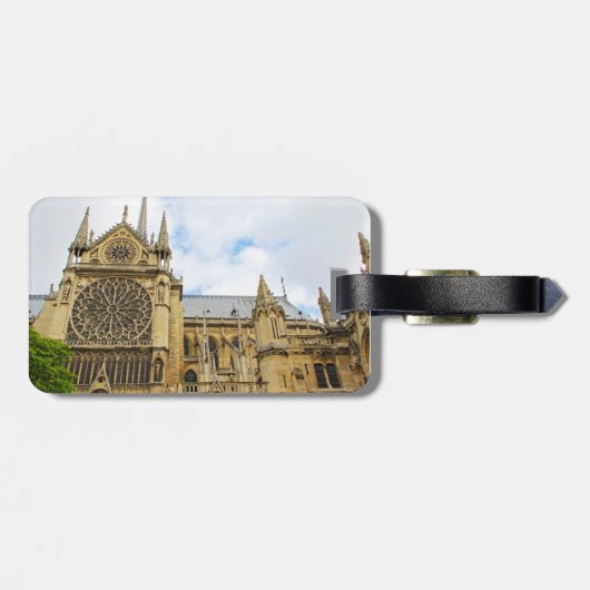 ノートルダム ラゲッジタグ (裏面横)