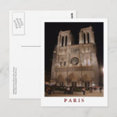『ノートルダムPARIS』はがき ポストカード (正面/裏面)