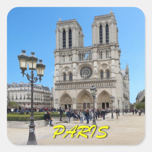 ノートルダムPARIS スクエアシール (正面)