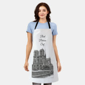 ノートレエレガントダメパ最高のリシエ エプロン (着用した状態)