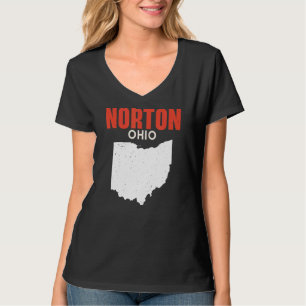 ノートンオハイオUSA州アメリカトラベルオヒオアン Tシャツ