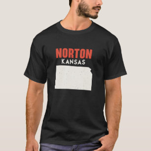 ノートンカンザスUSA州アメリカトラベルカンサン Tシャツ