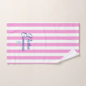 ノートンコモンズハンドタオルストライプピンク ハンドタオル (ハンドタオル)