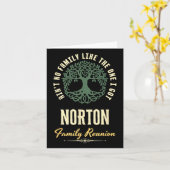 ノートン一家の再会2025 マッチングデザイン - Norton  カード (黄色い花)