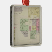 ノートン、レノラ、アルメナ、デンスモア、アルメロ、カンザス メタルオーナメント (右)