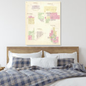 ノートン、レノラ、アルメナ、デンソア、アルメロ、カンザス キャンバスプリント (インサイチュ (寝室))