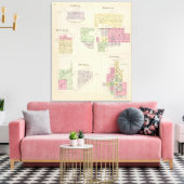 ノートン、レノラ、アルメナ、デンソア、アルメロ、カンザス キャンバスプリント (インサイチュ (リビング))