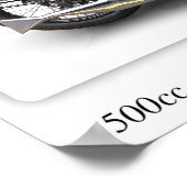 ノートンES2オートバイ – A3サイズプリントポスター ポスター (角)