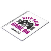 ノート保ブックで落ち着いてゲーム ノートブック (左側)