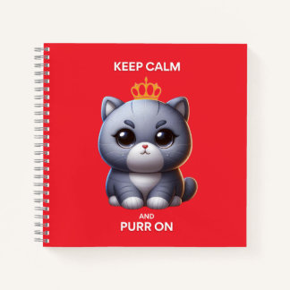 ノート保ブックのCalmとPurr ノートブック