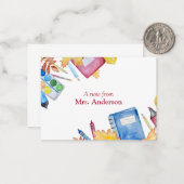 ノート元先生 ノートカード (正面/裏面インサイチュ)