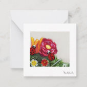 ノート図解入りの、写真付きのカード ノートカード (正面)