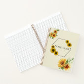 ノート型サンフラワー ノートブック (内部)