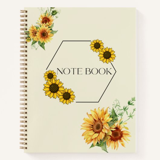 ノート型サンフラワー ノートブック (正面)