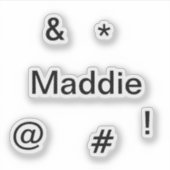 ノート型シールftgv シール (正面)