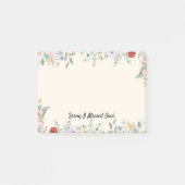 ノート恋しく思を貼ってごめんなさい ポストイット (正面)