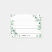 ノート恋しく思を貼ってごめんなさい ポストイット (正面)